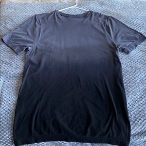 GYMSHARK Ombre grey-black Tee shirt